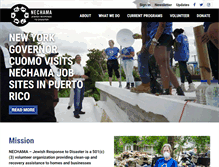 Tablet Screenshot of nechama.org